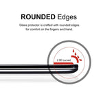 [2-Pack] Tempered Glass Screen Protector For Zteblade Vantage 2