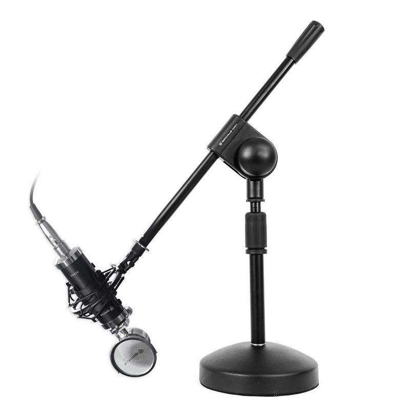 Rockville RCM03 Pro Studio Recording Condenser Microphone Mic+Shock Mount+Stand