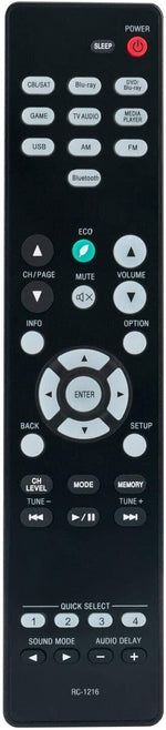 Rc-1216 Replace Remote For Denon Av Receiver Avr-S540Bt Avr-X550Bt Avr-S530Bt
