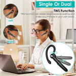 Wireless Earpiece Noise Cancelling Hands-Free Earphone for Driving/Office