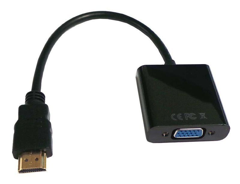 New Hdmi Male To Vga Female Converter Adapter Cable For Hdtv Ps3 Ps4 Xbox 360 Pc