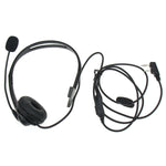 Walkie Talkie Microphone 2 Pin Ptt Mic Headphone Headset For Baofeng Kenwood