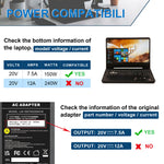 New For Asus Tuf Gaming Fx505Gt Fx505Du Fx705Dd 150W 20V 7.5A Ac Adapter Charger