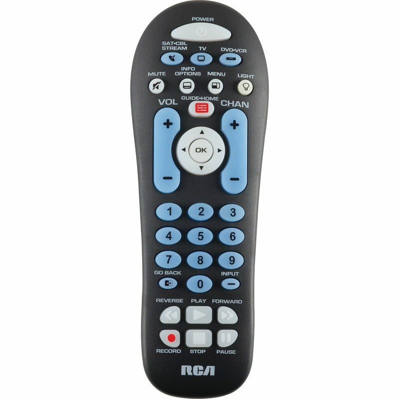 RCA - Big Button 3 Device Universal Remote (Black)