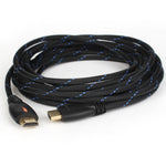 HDMI to HDMI Cable 10 feet w/Premium Protective Nylon Braided,Ethernet,3D,Audio