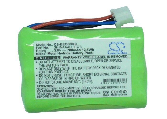 Cs-Bec600Cl 3.6V 700Mah Ni-Mh Bang & Olufsen Beocom 6000