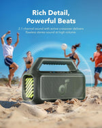 Boom 2 Portable Speaker Led Subwoofer Bassup 2.0 Floatable Waterproof