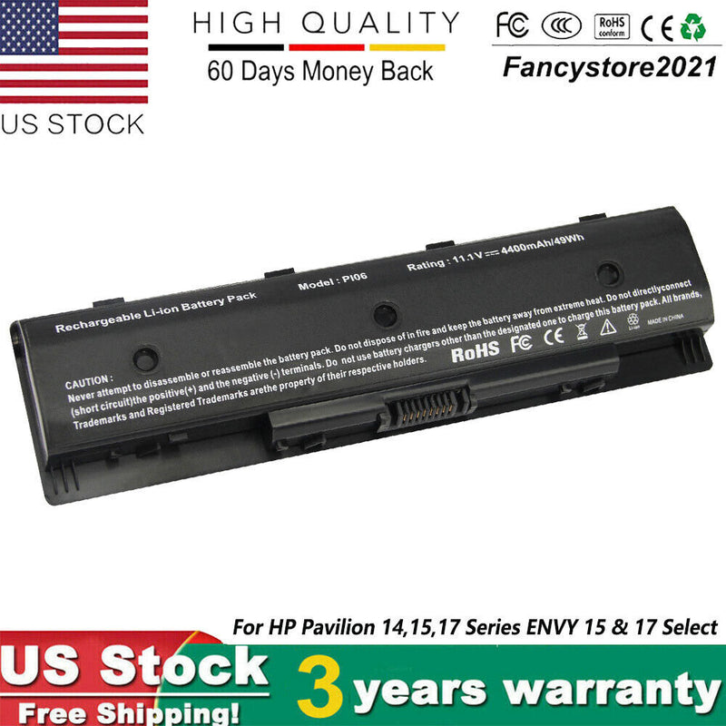 Pi06 Laptop Battery Hstnn-Lb4N 710416-001 709988-421 Envy 15-J000 Pi06Xl