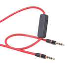 Red 3.5Mm Audio Cable Cord With Mic For Ifrogz Coda If-Cod Blk Cod-Blu Headphone