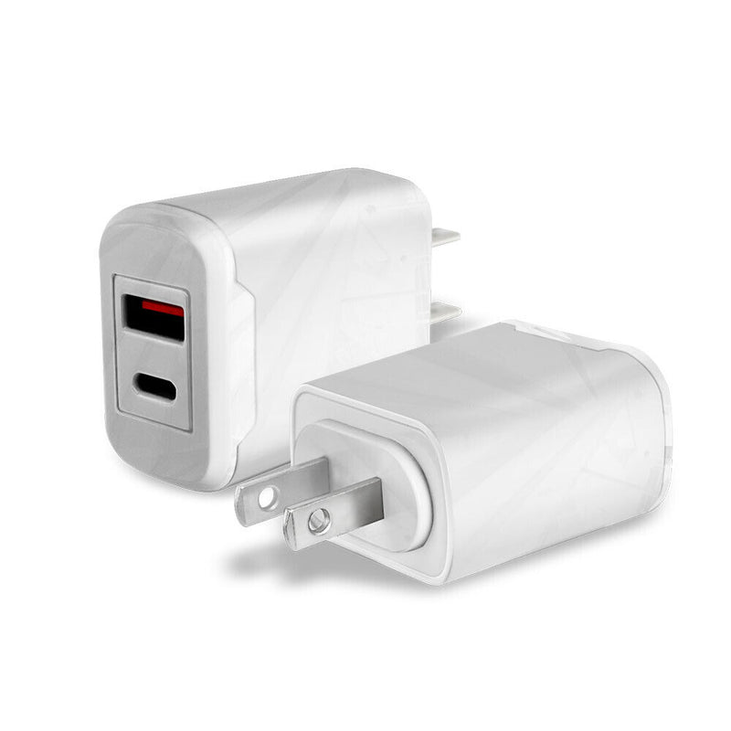 Wall Ac Charger Dual Usb Adapter For Apple Iphone Se (2020), Iphone 11 Pro Max