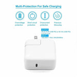 61W Usb-C Power Adapter Charger For Apple Macbook Air Retina 13-Inch 2018 - 2019