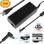 New For Hp Laptop & Docking Station Charger Blue Tip Power Adapter 90 Watt Tb3
