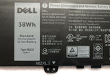 Original Dell 39DY5 F62G0 Inspiron 13 7000 38WH Battery