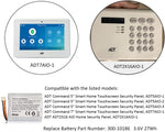 Battery 300-10186 For Adt Command Smart Panel | 3.6V 27Wh