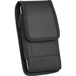 Motorola Moto G ,Large Nylon Canvas Pouch Case Holster Belt Clip + Hook