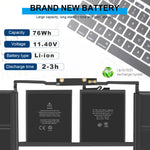 76Wh Battery For Apple Macbook Pro 15'' A1820 A1707 Late 2016 Mid 2017 Emc 3072