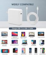 96W Usb-C Macbook Pro Charger Power Adapter For Apple Mac Book Air A2166 A1719