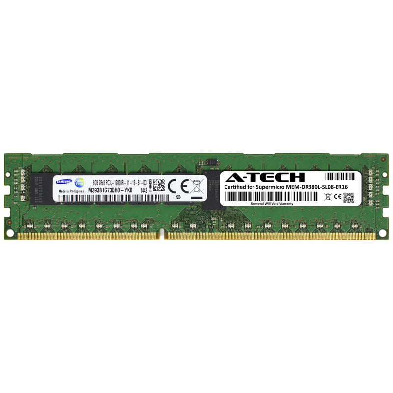 8GB PC3L-12800R REG Supermicro MEM-DR380L-SL08-ER16 Equivalent Server Memory RAM