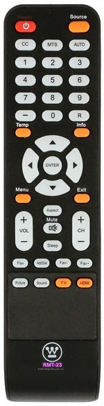 Westinghouse Tv Remote Rmt 23 V2