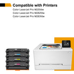5 Color Toner Compatible With HP 206A W2110A LaserJet Pro M255dw M283fdw M283cdw