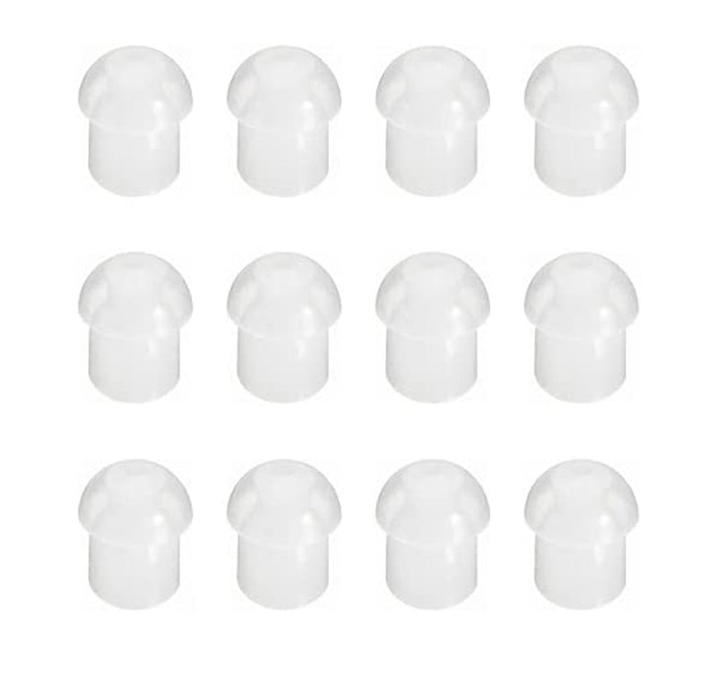 Standard Mushroom Earbud Ear Tips for Motorola Kenwood Two Way Radio Coil Tube