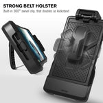 Vena vArmor Holster Belt Clip Kickstand Case For Samsung Galaxy S22 Ultra (6.8")