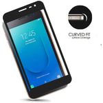Samsung Galaxy J2 Core Black Tempered Glass Real Shatterproof Screen Protector