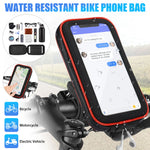 Waterproof Bike Cycling Handlebar Cell Phone Mount Holder Motorcycle Bicycle Bag