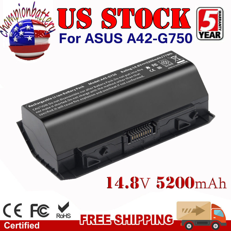 A42-G750 Battery For ASUS ROG G750 G750JX G750JH G750JM G750JS G750JW A42G750