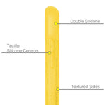 Shockproof Rugged Silicone Skin Fit Jelly Case Cover For Apple iPad 9.7 - Yellow