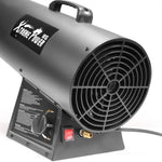 XtremepowerUS Outdoor Forced Air Heater Propane 100,000 BTU Variable Heat Outlet