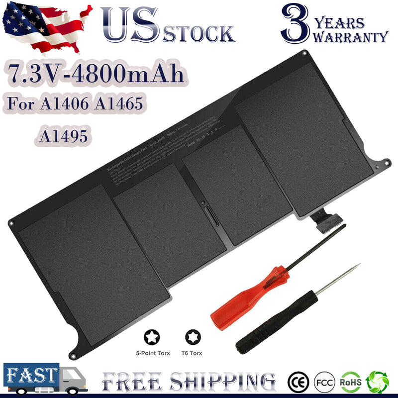 Battery For Apple Macbook Air 11 A1406 A1465 A1495 Mid 2011-2013 Early 2014 2015