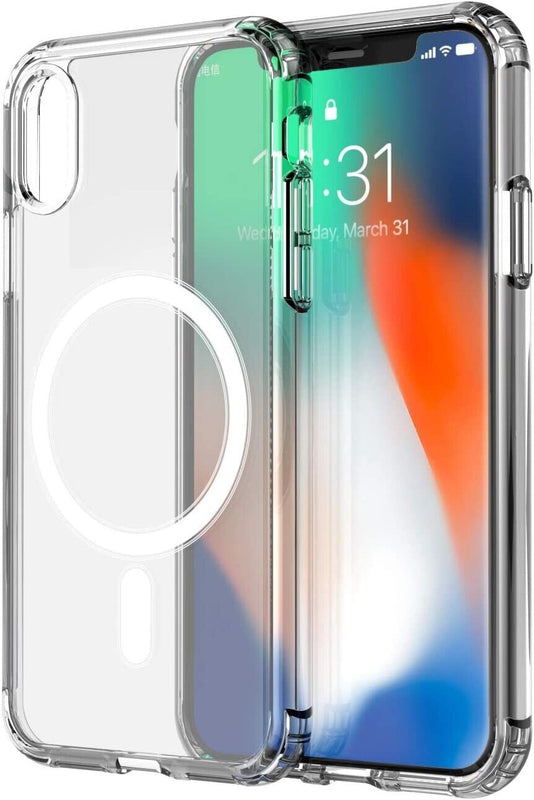 Iphone X/Xs (5.8") Clear Case With Magsafe Support For Wireless Charging