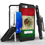 Tri Shield Rugged Case Belt Clip Mexico Flag For Iphone 8 Plus 7 Plus