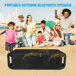 Portable Wireless Bluetooth Speaker Bass Stereo Hifi Usb/Tf/Fm Radio Loud Black