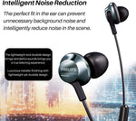 Philips Wired in ear Earbuds with Mic. Lightweight. Comfort Fit. Hi-Res Audio