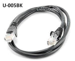 Intellinet 5ft CAT5E UTP Ethernet RJ45 Patch Cable BK