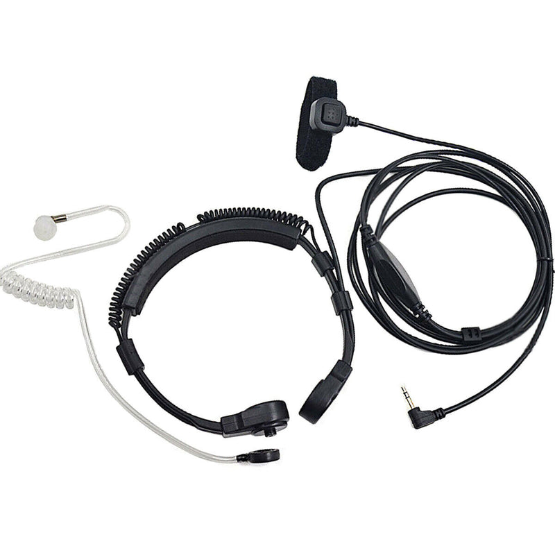 Throat Mic Earpiece Headset For Cobra Two Way Radio Walkie Talkie 1 Pin New