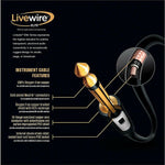 Livewire Elite 12g Speaker Cable 1/4" to 1/4" 25 ft. Black