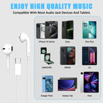 Wired Usb Type C Digital Headphones Earphones For Apple Iphone 15 Pro Max