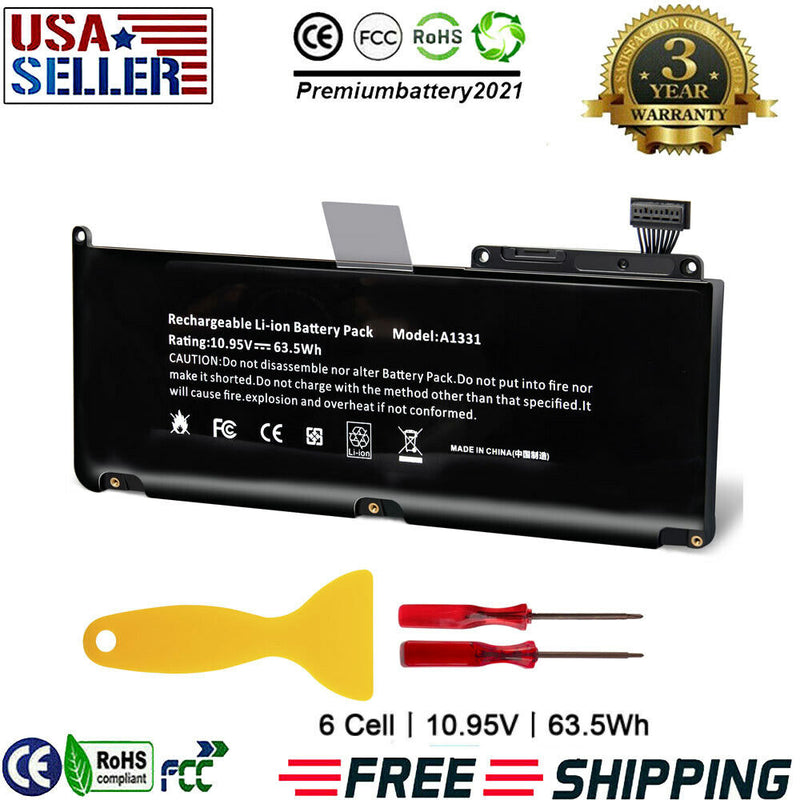 Laptop Battery For Apple Macbook Unibody 13" A1331 A1342 Late 2009 / Mid 2010 Us