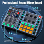 Complete Home Studio Recording Kit Mixer Condenser Microphone For Music Podcast