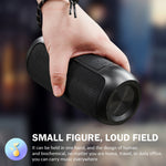 Black Rechargeable Super Bass Us Stock Portable Bluetooth Usb Wireless Speaker