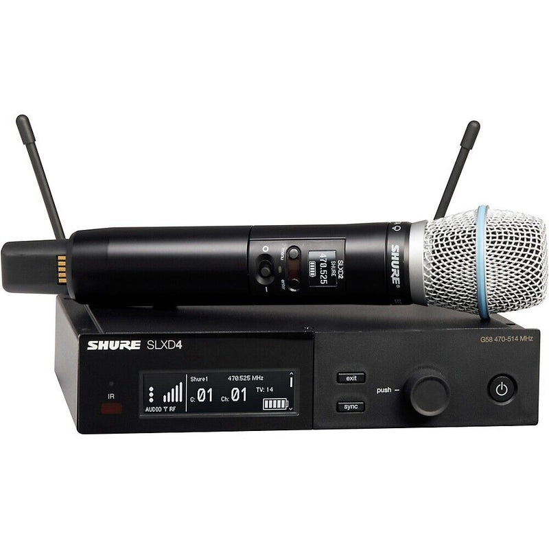 Shure SLXD24/B87A Wireless Microphone System Band G58