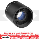 Opteka 420-1600mm Telephoto Zoom Lens for Nikon F DX FX Mount Digital Cameras