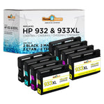 8-Pk 932 933 Xl Ink For Hp Officejet 7110 Eprinter 7610 7612 Series Printer