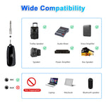 UHF 165FT Range Wireless Microphone Headset Mic System Set Kit for Teach Speaker