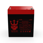 Power Kingdom Ps4-12 12V 5Ah Sla Replacement Lawn Mower Battery By Neptune