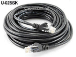 Intellinet 25ft CAT5E UTP Ethernet RJ45 Patch Cable BK