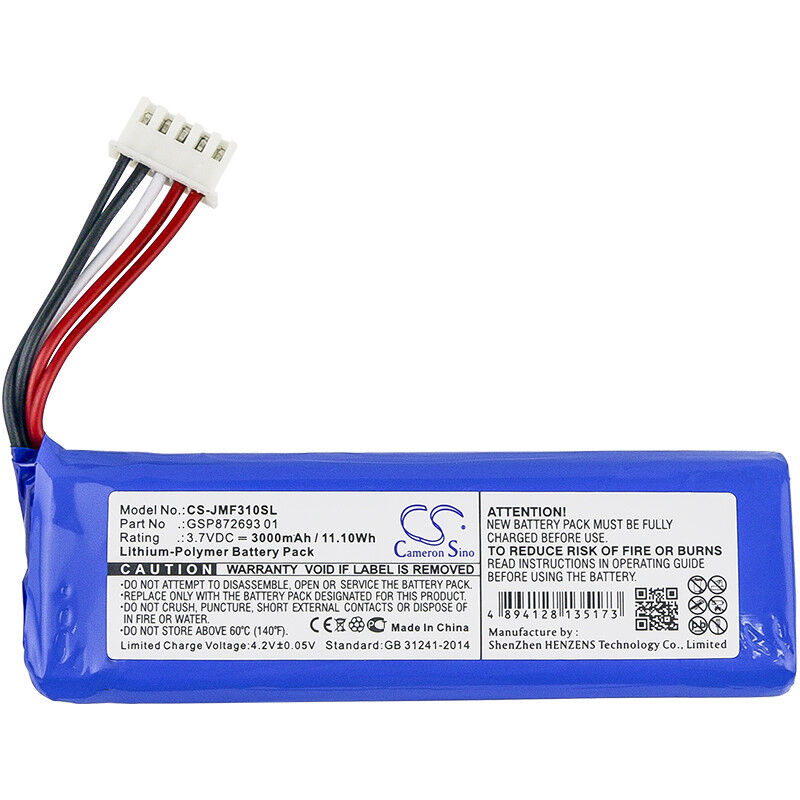 Cs-Jmf310Sl 3.7V 3000Mah Li-Poly Jbl Flip 4Flip 4 Special Editionjb